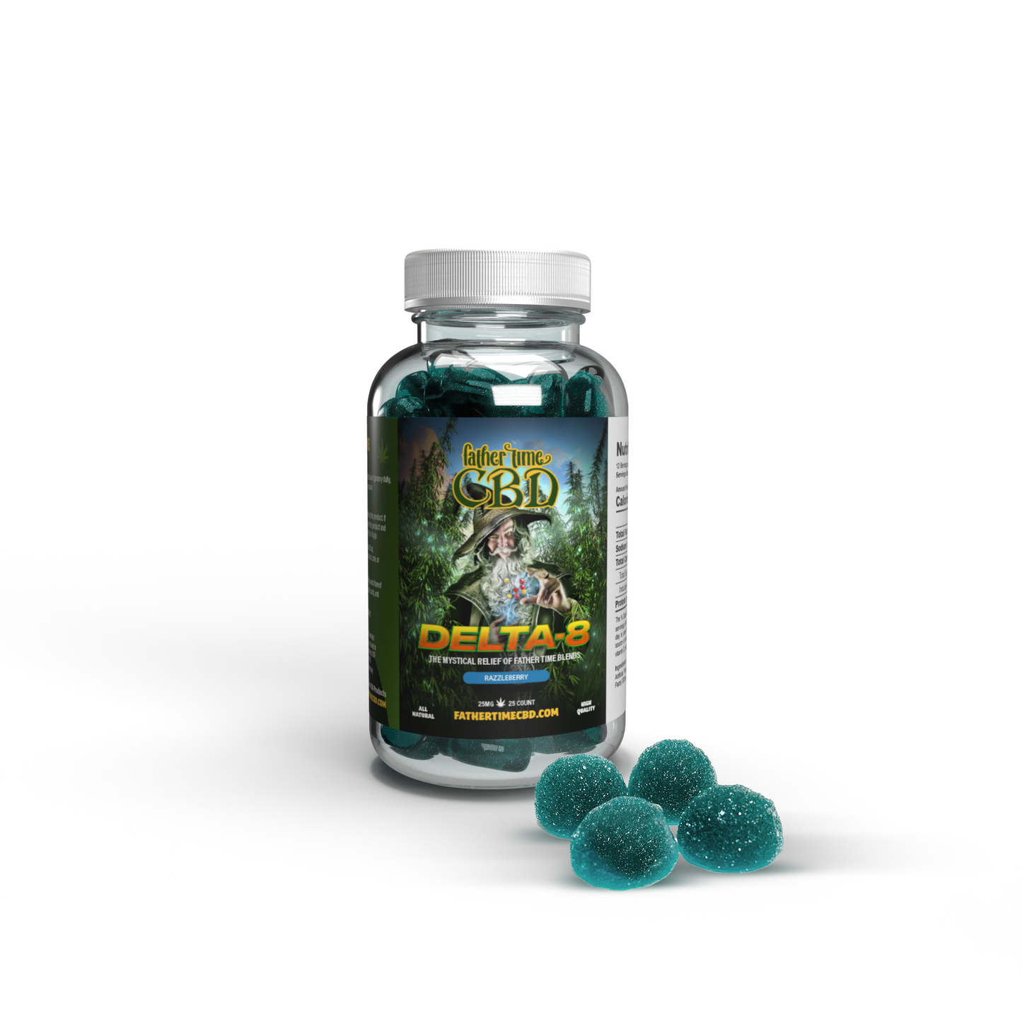 25 mg Delta-8 15 ct. Razzleberry Gummies