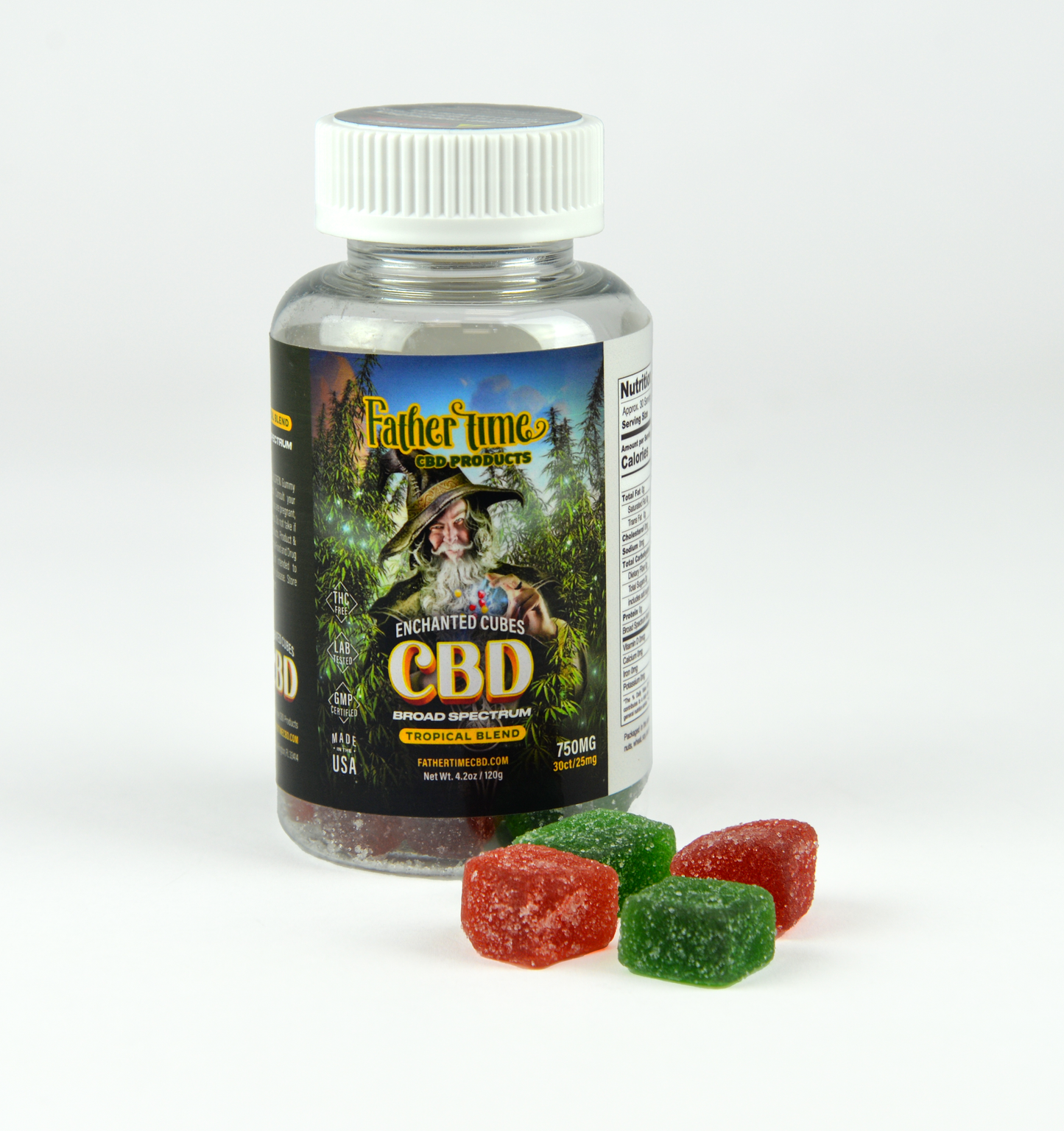 CBD Enchanted Cubes - Broad Spectrum - 25mg./30ct.
