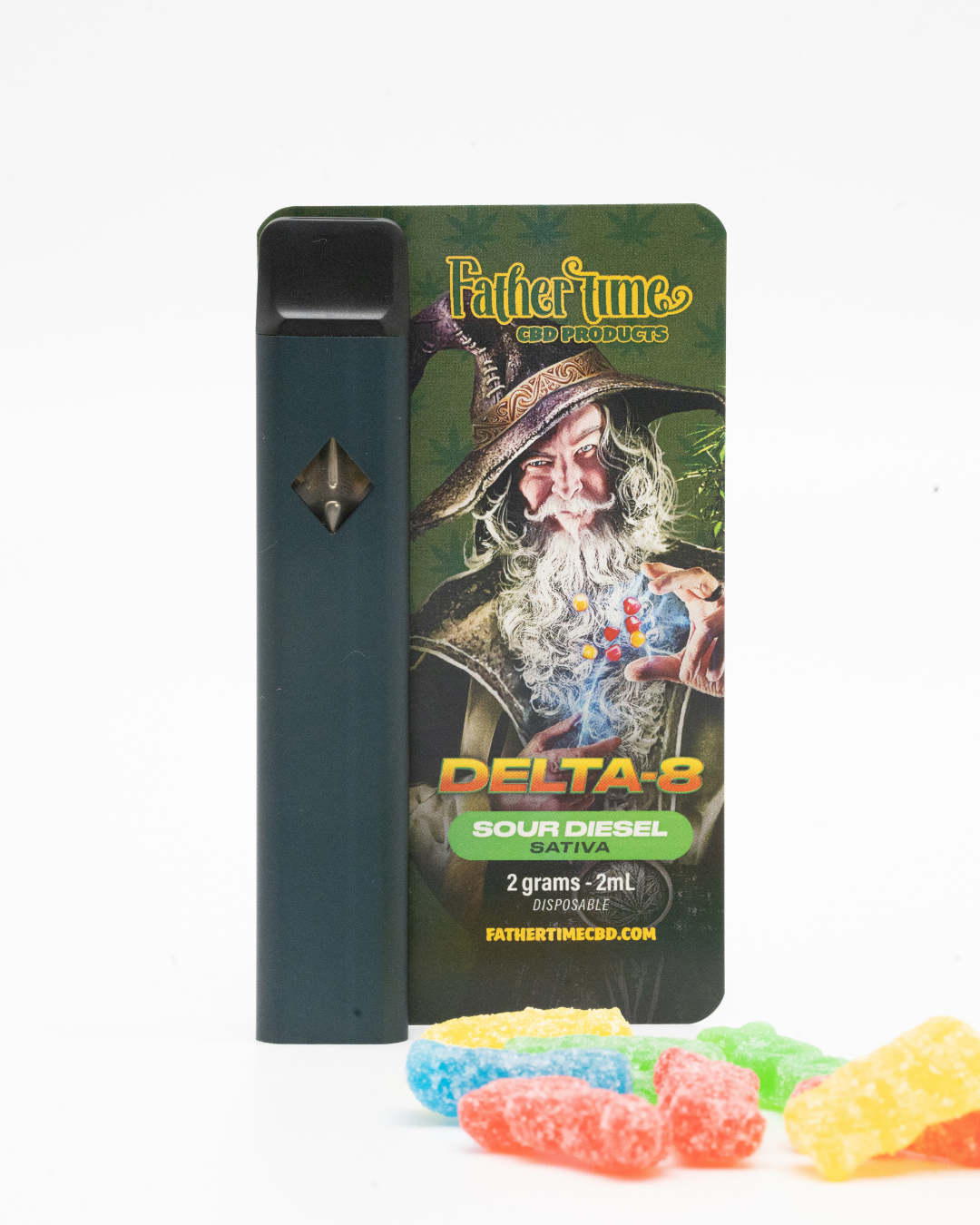 2g Delta-8 Disposable Vape - Sour Diesel - Sativa