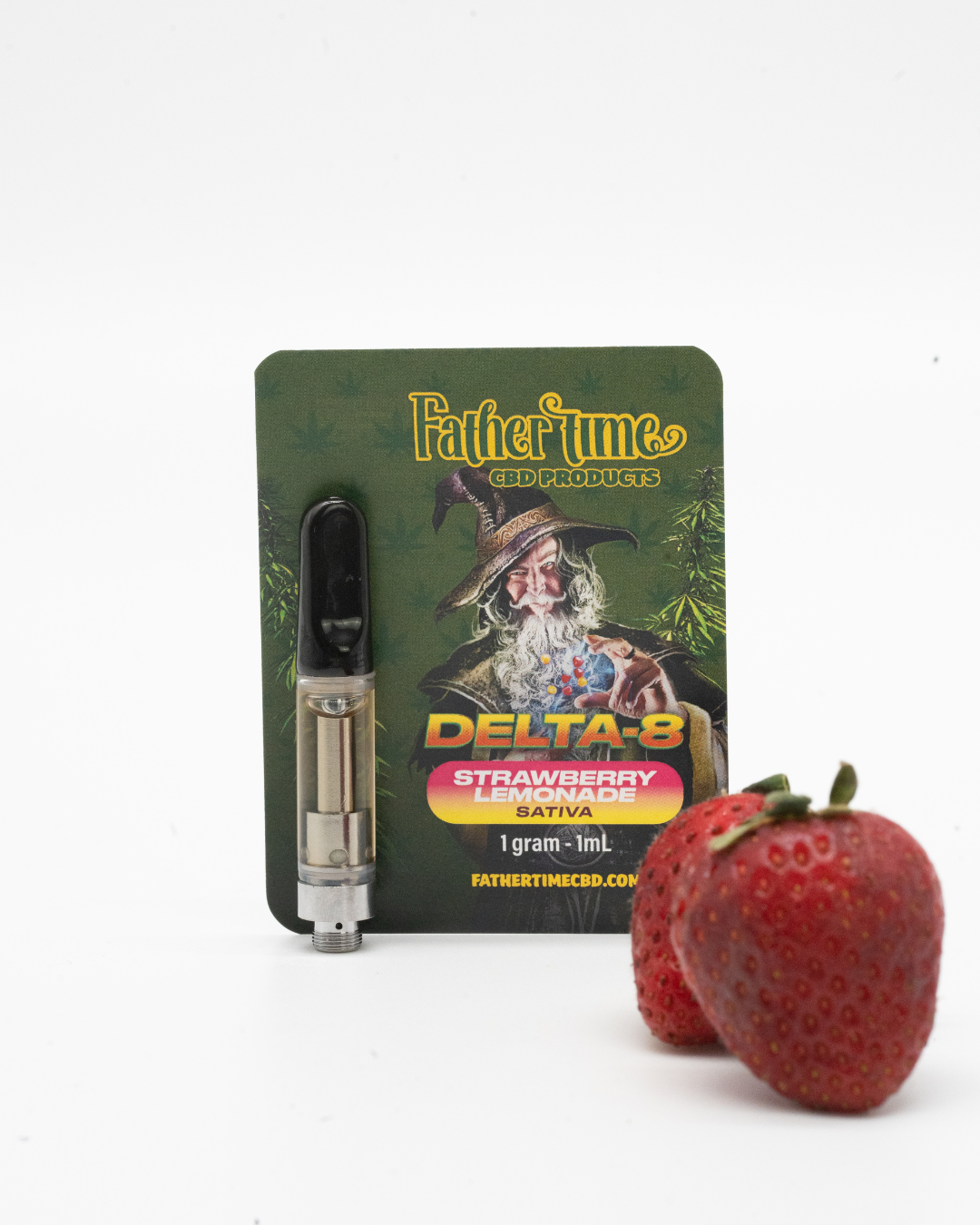 1g Delta-8 Vape Cartridge - Strawberry Lemonade - Sativa