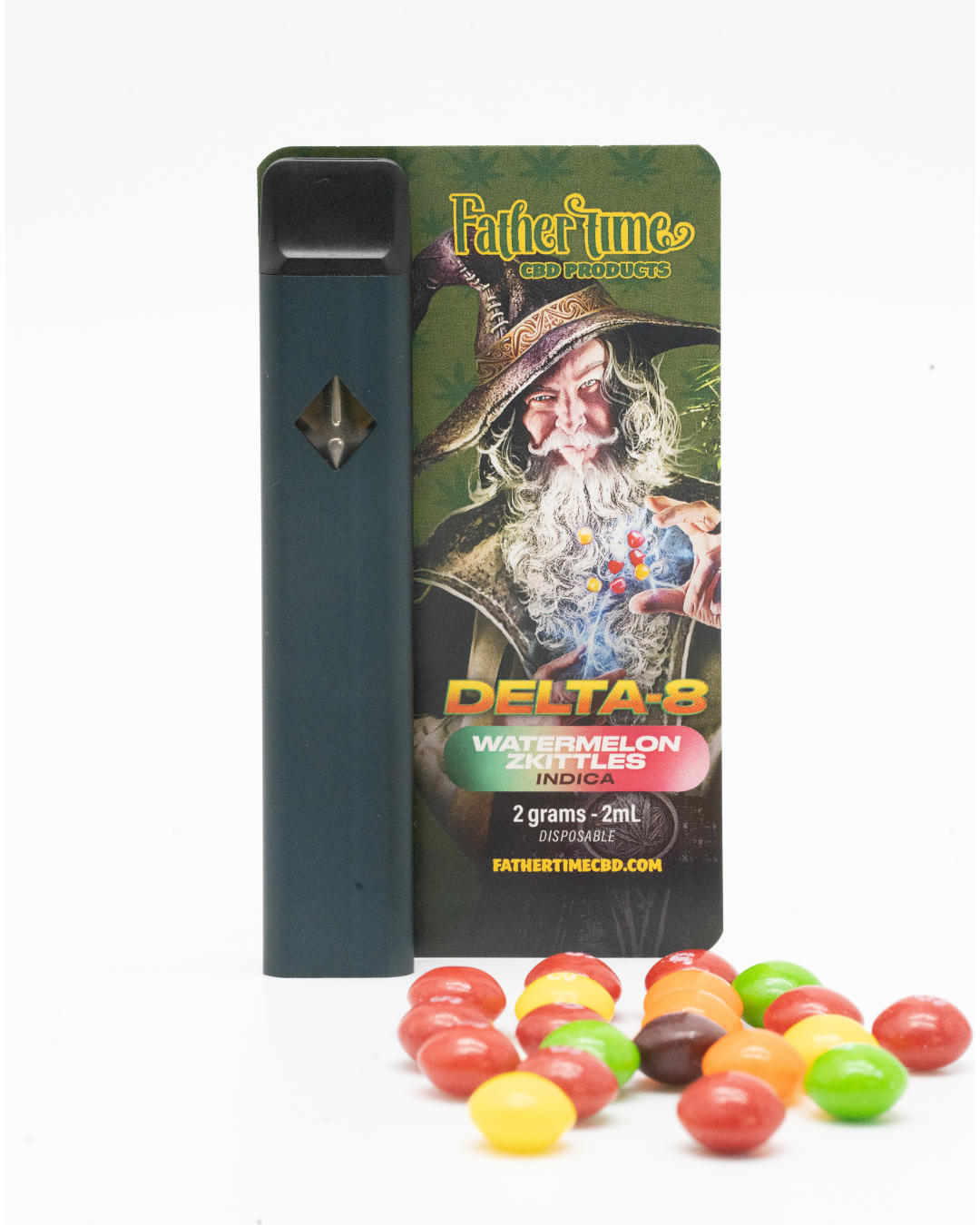 2g Delta-8 Disposable Vape - Watermelon Zkittles - Indica