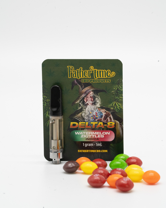 1g Delta-8 Vape Cartridge - Watermelon Zkittles - Indica
